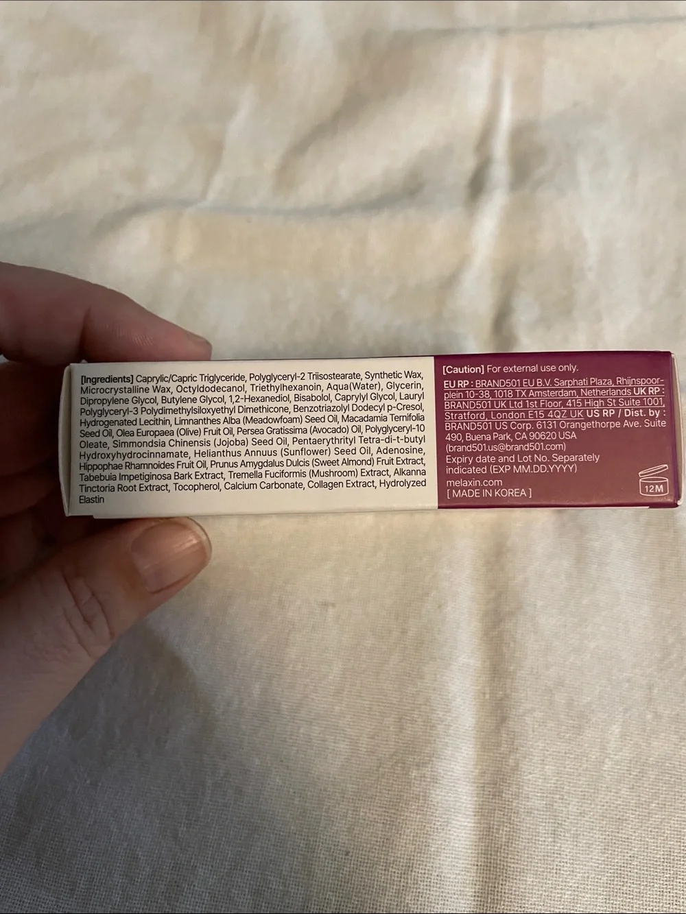 Calcium EX Volume Glow Smooth Core Stick - Pink
